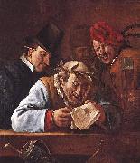 Jan Steen Der gekronte Redner oil